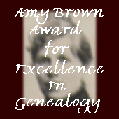Amy Brown Award for Excellence in Genealogy